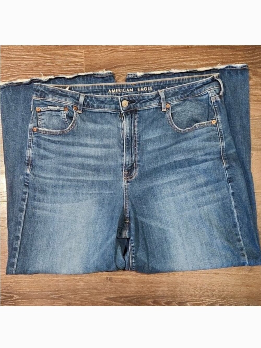 American Eagle Outfitters Medium Blue Flared Jeans - Picture 2 of 10